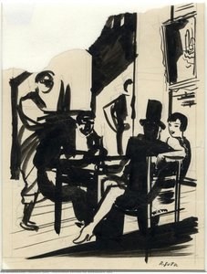 Illustration version for Aleksandrs Čaks