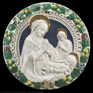 Adoration Of The Child — Andrea Della Robbia, Renaissance Humanism