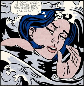 Drowning Girl — Roy Lichtenstein, Pop Art