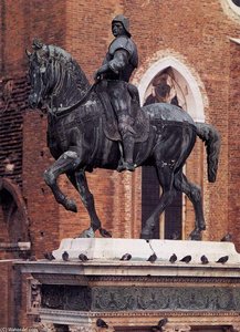 Equestrian Statue Of Colleoni — Andrea Del Verrocchio, Renaissance Sculpture