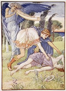 The Wind God Sent A Gust From The South — Walter Crane