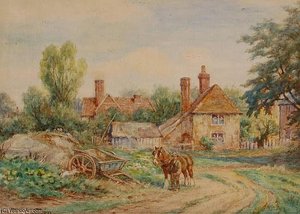 Farmyard Scene — Claude Cardon
