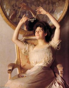 The String Of Pearls — William Mcgregor Paxton