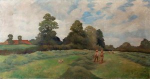 Haymaking at Shibbings Meadows