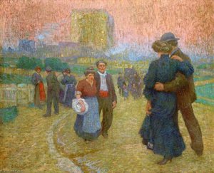 Evening Walk, Two Worlds