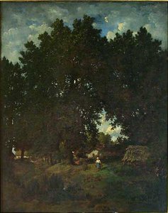 Village Under The Trees — Theodore Robinson