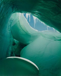 Ice Cave, Scott Base, Ross Island, Antarctica, December 7, 1975 — Eliot Porter, Contemporary Realism
