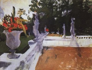 Portico With A Balustrade. Arkhangelsk — Valentin Alexandrovich Serov