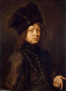 Portrait Of A Young Man In A Fur Hat