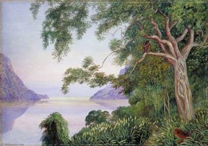 Mouth Of The St John's River, Kaffraria, And Aboriginal Inhabitants — Marianne North