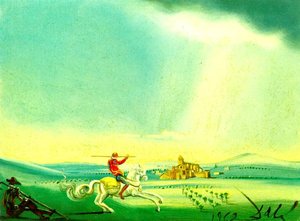 St. Georg Und Der Drache, 1962 — Salvador Dalí