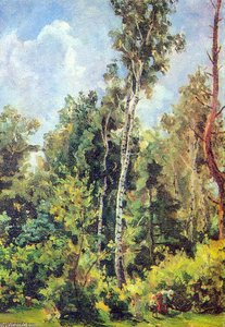 In The Woods — Pyotr Konchalovsky