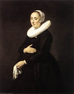 Portrait Of A Woman (10) — Frans Hals I, Baroque