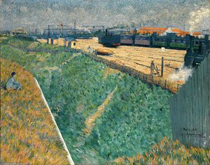 The Western Railway At Its Exit From Paris — Charles Angrand
