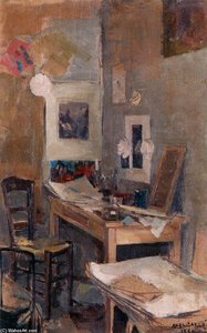 My First Room In Paris — Akseli Gallen-kallela