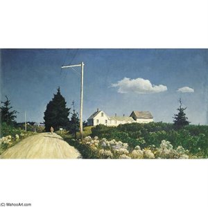Road To The Jones House — N.c. Wyeth