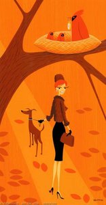 Cardinal Time — Josh Agle (shag)