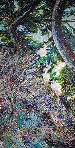 Large Tree Diptych (diptych, Right Panel) — Mark Bearpark