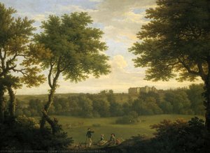 View of Copped Hall in Essex, from the Park