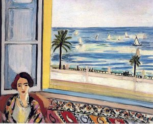 Gesässigte Frau Mit Blick Auf Das Fenster — Henri Matisse