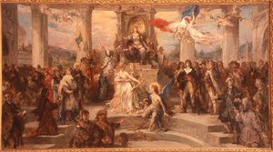 Les Gloires De La Bourgogne — Henri Léopold Levy, Academic Painting
