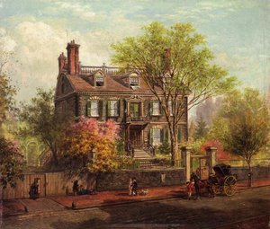 The John Hancock House — Edward Lamson Henry