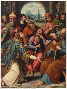 Saint Stephen In The Synagogue — Vicente Juan Masip (joan De Joanes), Renaissance