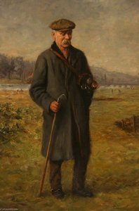 Golf Caddie on the North Inch, Perth