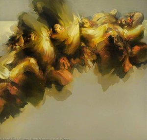 Caminos A Cordoba I (triptych, Left Panel) — Zil Hoque