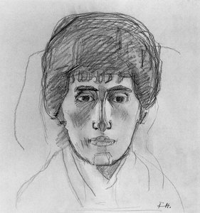 Studio Portrait Of Valentine Gode-darel Front — Ferdinand Hodler