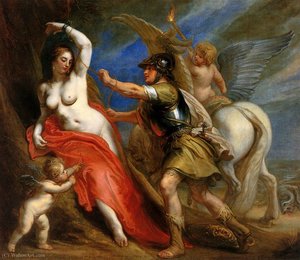 Perseus frees andromeda
