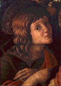 Madonna Und Kind Mit Dem Heiligen Johannes Dem Täufer - — Sandro Botticelli