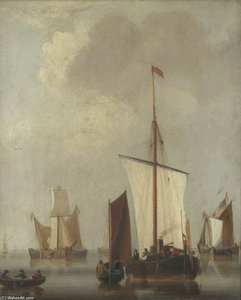 Shipping Scene — Thomas Whitcombe