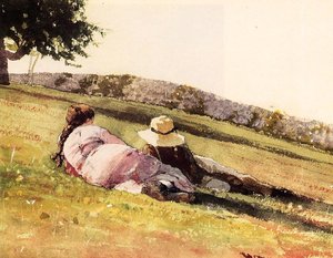 On The Hill — Winslow Homer, American Regionalism