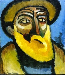 Head Of An Old Man With Beard — Alexej Von Jawlensky, Expressionism