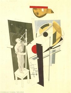 Tatlin At Work — El Lissitzky, Constructivism