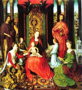 Marriage Of St. Catherine — Memling, Hans