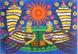Seagulls In The Boat — Maria Primachenko, Naive Art / Primitivism