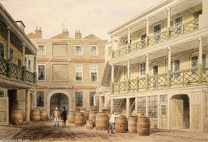 The Bell Inn, Aldersgate Street — Thomas Hosmer Shepherd