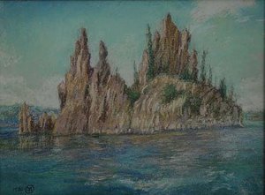 Phantom Ship, (painting) — Mary Agnes Yerkes