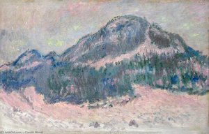 Mount Kolsaas, Rose Reflection — Claude Monet, Impressionism