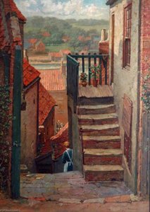 Whitby, View Of A Backstreet — Elias Bancroft