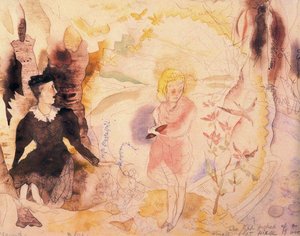 Flora And The Governess — Charles Demuth