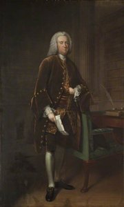 Nicholas Fazakerley (d.1767) — Arthur Devis, Classical Portraiture