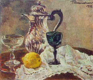 Silver And Crystal — Pyotr Konchalovsky
