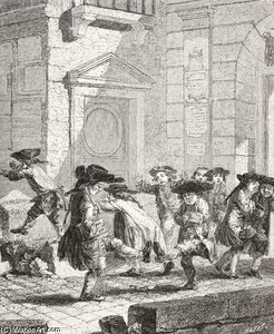 Small Children Leaving School,
