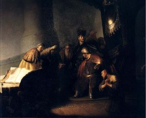 Judas Retornando Los Treinta Denarios — Rembrandt Van Rijn, Baroque