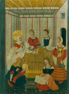 Birth Of The Virgin — Workshop Of Pedro García De Benavarre, Gothic
