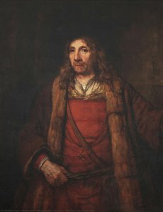 Man In A Fur-lined Coat — Rembrandt Van Rijn