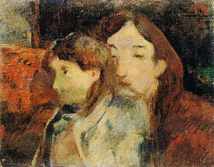 Two People On A Sofa — Eugène Henri Paul Gauguin, Post-impressionism